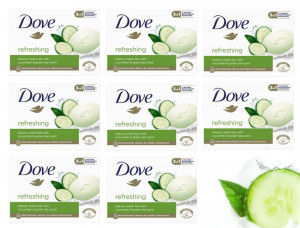 DOVE Mydło Kostka OGÓREK ZIELONA HERBATA 90g x8