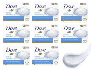 DOVE Mydło w kostce GENTLE EXFOLIATING 90g x8