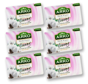 ARKO Skin Care BAWEŁNA Mydło w kostce kosmetyczne x6