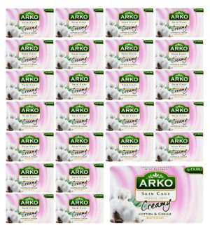 ARKO Skin Care BAWEŁNA Mydło w kostce kosmetyczne x24