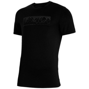 Koszulka Męska 4f H4l21-tsmf060 Czarna
