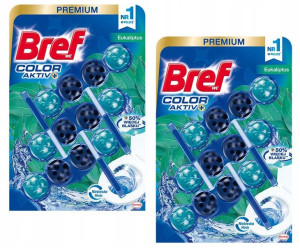 Bref Color Activ EUCALYPTUS Zawieszka do WC 3x50g