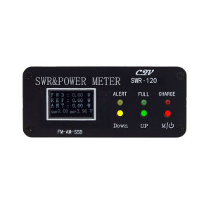Reflektometr cyfrowy SWR-120 na pasma 1.8-50MHz pomiar mocy 0.5W do 120W