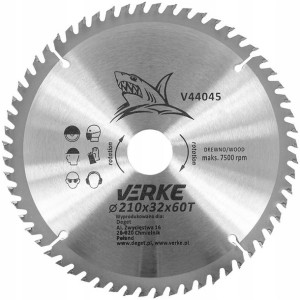 Tarcza Piła Widiowa Do Drewna 210 X 32mm 60t Widia