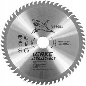 Tarcza Piła Widiowa Do Drewna 230 X 32mm 60t Widia