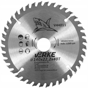 Tarcza Piła Widiowa Drewna 140 X 22,2 Mm 40t Widia