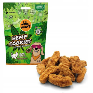 HEMP COOKIES dla psa KONOPIA INDYK antystresowe