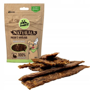 MONOPROTEINOWE naturalne paski z KRÓLIKA dla psa