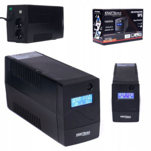 Zasilacz Awaryjny Ups 1000va 600w 9ah Wyświetl Lcd