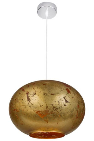 Lampa wisząca Goldena złoty zwis E27