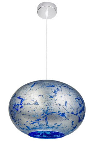 Lampa wisząca Oceania niebieski zwis E27
