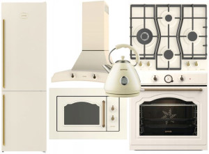 Zestaw Agd Gorenje Retro Piękny Kremowy + Gratis