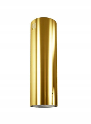 Okap Wyspowy Globalo Cylindro Isola 39.4 Gold Złot