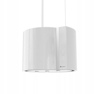 Okap Wyspowy Globalo Serina 60.4 White Biały