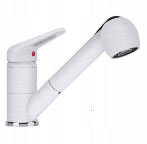 Bateria Franke Prince Ii Pull-out Spray Biały