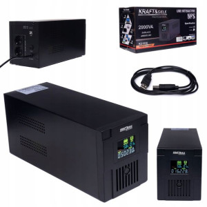 Zasilacz Awaryjny Ups 2000va 1200w Bateria 9ah Lcd