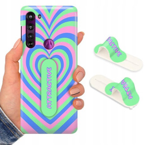Etui + Uchwyt do MOTOROLA EDGE Obudowa Dużo Wzorów