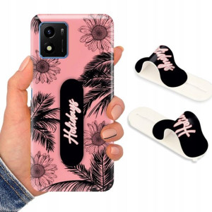 Etui + Uchwyt do VIVO Y01 Obudowa Aesthetic Wzory