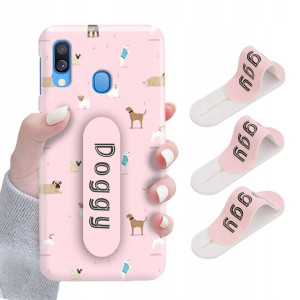Etui + Uchwyt Na Telefon Do Samsung A40 Case Wzory
