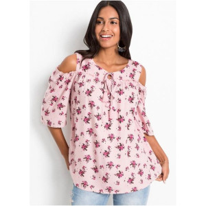 Bluzka Oversize Z Kwiatowym Wzorem 36-38 917538