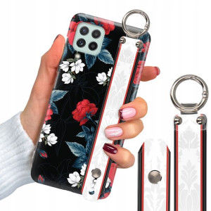 Etui 2mm + Pasek do SAMSUNG A22 4G Luksusowe Wzory