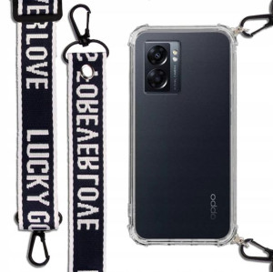 Etui Antishock + Smycz Granat do OPPO A57 4G