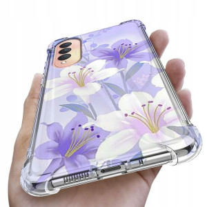 Etui Antishock do HUAWEI HONOR X20 SE Kwiaty Wzory