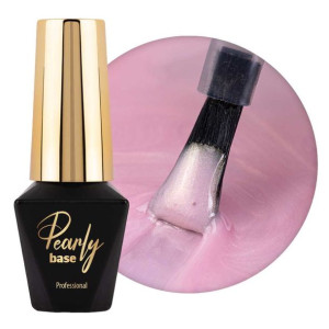 Baza budująca do paznokci MollyLac Pearly Base Golden 10 g