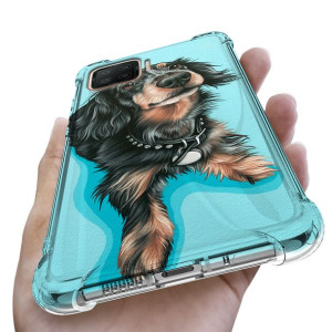 Etui Antishock do OPPO F17 Case Pieski Kotki Wzory