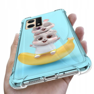 Etui Antishock do OPPO RENO 7 4G Chibi Lama Wzory
