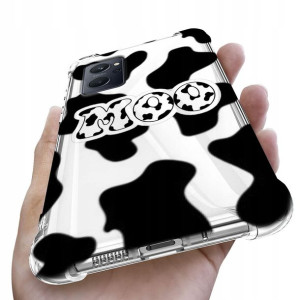 Etui Antishock do REALME 9i Case Moo Krówka Wzory