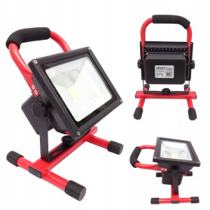 Halogen Akumulatorowy Lampa Warsztatowa 20w Zimna
