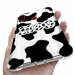 Etui Antishock do SAMSUNG A20S Case KRÓWKA Wzory