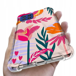 Etui Antishock do SAMSUNG F62 Kwiaty Flower Wzory