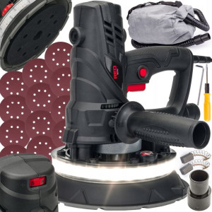 Szlifierka Do GIPSU Gładzi Tynków 1500W LED Papier RTSDG0023