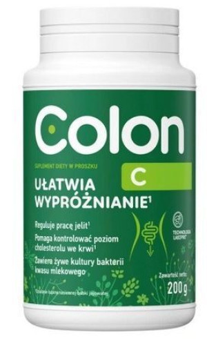 Colon C proszek, ułatwia wypróżnianie, 200g