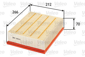 Filtr powietrza VALEO 585043 C271921