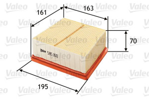 Filtr powietrza VALEO 585160 C17006