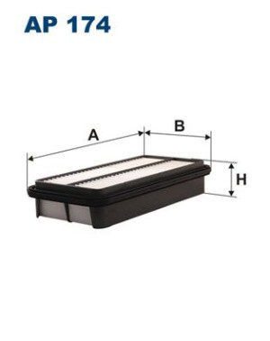 Filtr powietrza FILTRON AP174 1378057B00