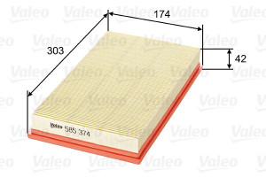 Filtr powietrza VALEO 585374 C31104