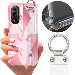 Etui Antishock Pasek do HUAWEI HONOR X20 SE Wzory