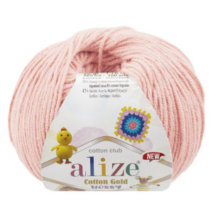 Włóczka Alize Cotton Gold Hobby - 393 Pudrowy Róż