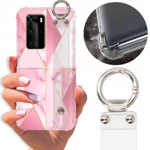 Etui Antishock Pasek do HUAWEI P40 PRO Modne Wzory