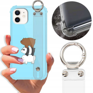 Etui Antishock Pasek do IPHONE 12 Modne Top Wzory
