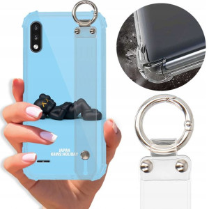 Etui Antishock Pasek do LG K22 Case Misie Wzory