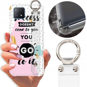 Etui Antishock Pasek do OPPO A72 5G Kwiatowe Wzory