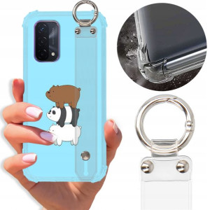 Etui Antishock Pasek do OPPO A74 5G Modne Wzory