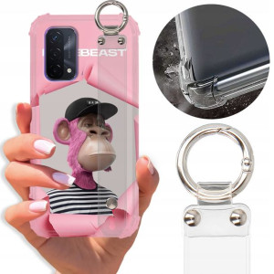 Etui Antishock Pasek do OPPO A93 5G Misie Wzory
