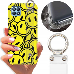 Etui Antishock Pasek do OPPO RENO 4 SE Case Wzory