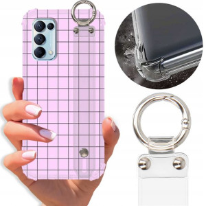 Etui Antishock Pasek do OPPO RENO 5 4G Modne Wzory